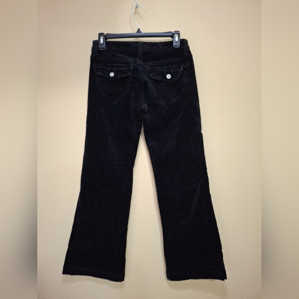 Miss Me Flare Leg Velvet Jeans Y2K Low Rise 27x31 - Picture 2 of 9